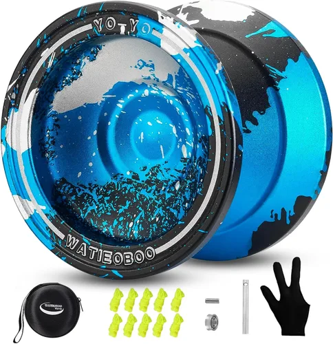 Miniatura 11 de Yoyo de metal W07 de doble modo: yoyo sensible y no sensible, una opción para niños y adultos, adecuado para principiantes y jugadores avanzados