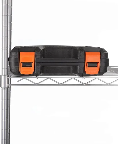 Miniatura 5 de REGILLER Estante de almacenamiento de acero con 6 alambres, estantes ajustables para lavandería, baño, cocina, despensa, armario