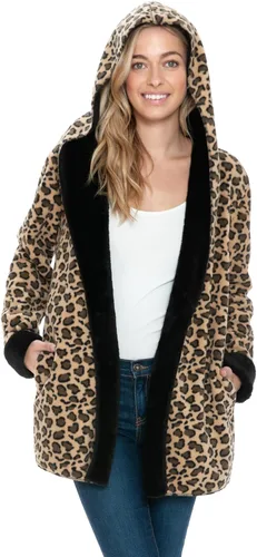 Miniatura 13 de Manta con capucha en forro polar grueso con bolsillo, color negro, tamaño grande, para mujeres y hombres, cálida y acogedora
