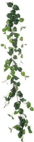 Miniatura 6 de Efavormart - Guirnalda artificial de hojas de álamo verde de 5 pies, vid verde exuberante al tacto real para grandes banquetes de mesa y decoración