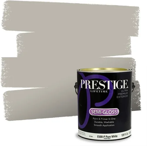 Miniatura 112 de Prestige Paints - 2 en 1, pintura base y pintura de exterior, P500-N-SW7020 SW6991-PCM