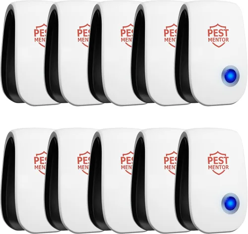 Enchufe ultrasónico repelente de plagas en interiores, control electrónico avanzado de plagas para el hogar, oficina, cocina, almacén, hotel,