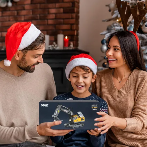 Miniatura 7 de DDAI Excavadora de juguete con control remoto para niños de 8 a 12 años, las mejores ideas de regalo para niños de 3, 4, 5, 6, 7, 8, 9, 10 años