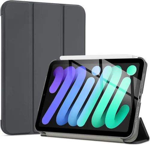 Miniatura 17 de ProCase Funda inteligente para iPad mini 7 A17 Pro 2024/iPad Mini 6 2021 8.3 pulgadas iPad mini 7ª/6ª generación, cubierta trasera dura para iPad