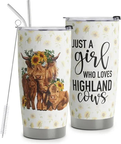 Miniatura 7 de Crazy Chicken Lady Gifts – Vaso de acero inoxidable con girasol de pollo de 20 onzas para dueños de pollos – Taza de viaje de pollo para mamá