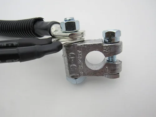 Miniatura 2 de Kit Custom Battery Cables fabricado en Estados Unidos compatible con Ford F250, F350, F450 Truck Excursion 7.3L Powerstroke Diesel 1987-1997