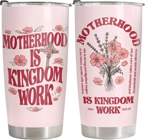 Miniatura 11 de 34HD Regalos del Día de la Madre para Mamá, Vaso Térmico de Mamá Beisbolista con Tapa, Taza de Café de Béisbol de 20oz con Aislamiento al Vacío Mamá