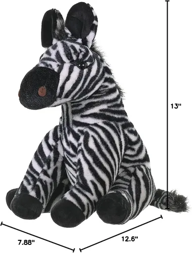 Miniatura 10 de Wild Republic Peluche de cebra, animal de peluche, regalos para niños, Cuddlekins de 12 pulgadas, multicolor
