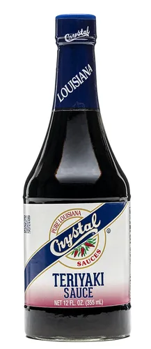 Miniatura 4 de Crystal Louisiana's Teriyaki Sauce, 12 onzas, sabor salado para aves, mariscos, carne de res, ideal para asar a la parrilla, hornear o ahumar