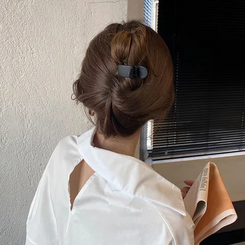 Miniatura 5 de 8 pinzas para cola de caballo mate, pinzas para el cabello para trenzar el cabello, pinzas para el cabello de sujeción fuerte, pasadores franceses