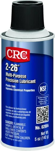 Miniatura 3 de CRC 2-26 Lubricante de precisión multiusos 02005-11 WT OZ, lubricante de aerosol multiusos para equipos electrónicos (paquete de 12)