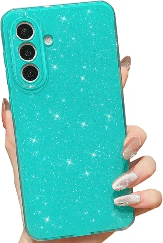 Miniatura 106 de MINSCOSE Compatible con Samsung Galaxy S22 Plus Case, Bonito Color Neón Brillante, con Purpurina Brillante Delgada Resistente a Golpes de Silicona
