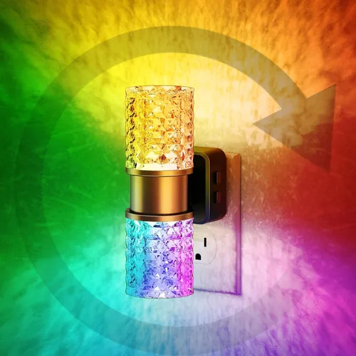 Miniatura 14 de JandCase Luz de Noche LED, Luces Nocturnas Regulables Enchufables en la Pared, Luz Nocturna Moderna con Sensor de Luz Automático de Encender/Apagar