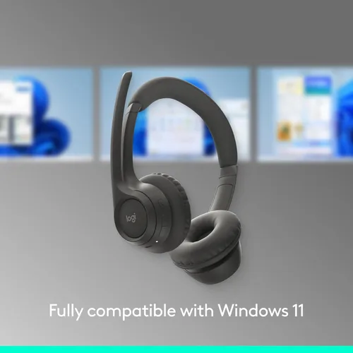 Miniatura 5 de Logitech Zone 301 - Auriculares inalámbricos Bluetooth con micrófono con cancelación de ruido, compatibles con Windows, Mac, Chrome, Linux, iOS