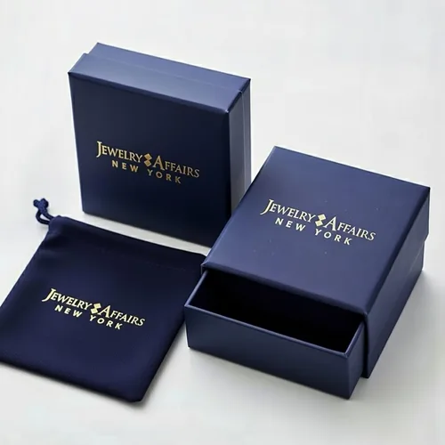 Miniatura 6 de Jewelry Affairs Collar de Cadena de Caja con Espejo de Oro Sólido de 10 K, 0,6 mm