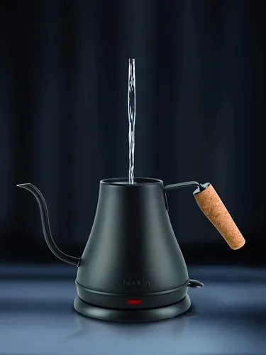 Miniatura 6 de Bodum Chambord French Press - Cafetera y tetera, 12 onzas, cromado y 11883-259US Melior - Hervidor de agua eléctrico de cuello de cisne, 27 onzas