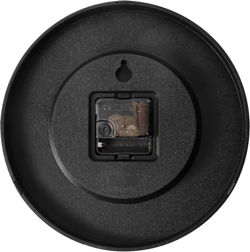 Miniatura 5 de Reloj de pared decorativo de cuarzo silencioso sin tictac, funciona con pilas, reloj redondo de 10 pulgadas, decoración del hogar para cocina, sala