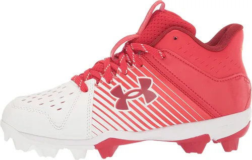 Miniatura 8 de Under Armour Zapato de béisbol unisex Leadoff Mid Junior de goma moldeada