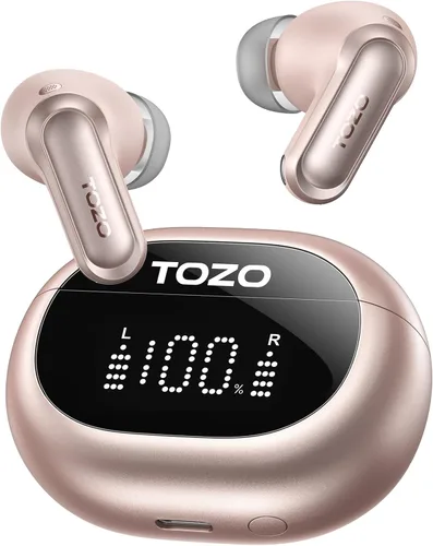 Miniatura 12 de TOZO NC20 Pro Auriculares inalámbricos con cancelación activa de ruido con pantalla táctil inteligente, audio LDAC de alta resolución, graves