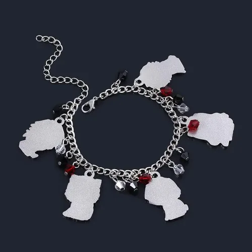 Miniatura 6 de SONGCHANGJEWELRY Pulsera con dije de figura de anime de Tanjiro - Pulsera de figura de Nezuko Zenitsu Inosuke de Tanjiro - Regalos para niñas y niños