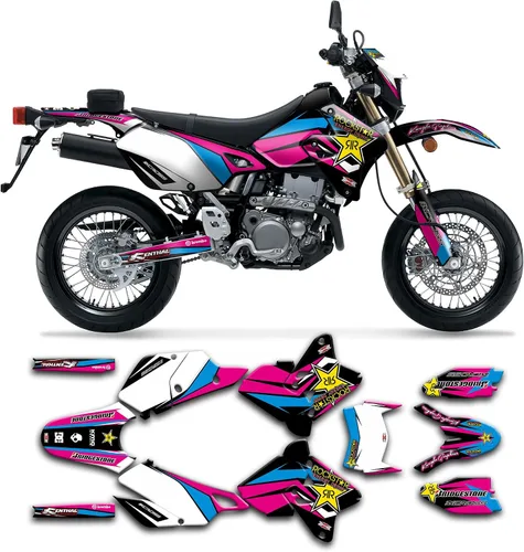 Miniatura 57 de Kit de calcomanías personalizadas para Suzuki DRZ400 E / DRZ400 Enduro / DRZ400E / DR-Z400E / DRZ400 EN 1999-2024, SZDRSE9919003-KO