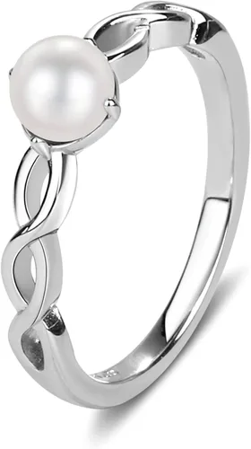 Miniatura 2 de Anillo de plata de ley con perlas cultivadas para niñas pequeñas niños y bebés