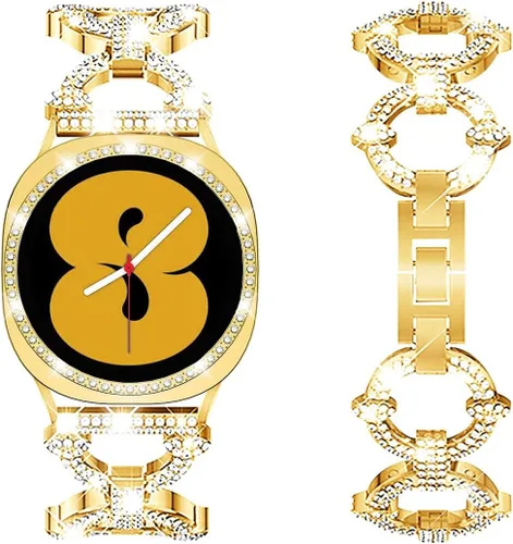 Miniatura 9 de Mesime Correas brillantes compatibles con Samsung Galaxy Watch 8/7 1.575 in 1.732 in, 0.787 in, correa de repuesto elegante Galaxy Watch 8/7