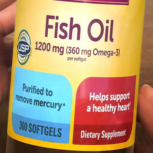 Nature_Mades Aceite de pescado 1200 mg (300 unidades - Paquete económico) | 360 mg Omega-3 EPA y DHA cápsulas blandas - Purificado, sin mercurio