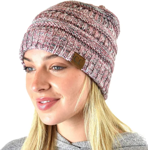Miniatura 628 de C.C Trendy Warm Chunky Soft Stretch Cable Knit Beanie