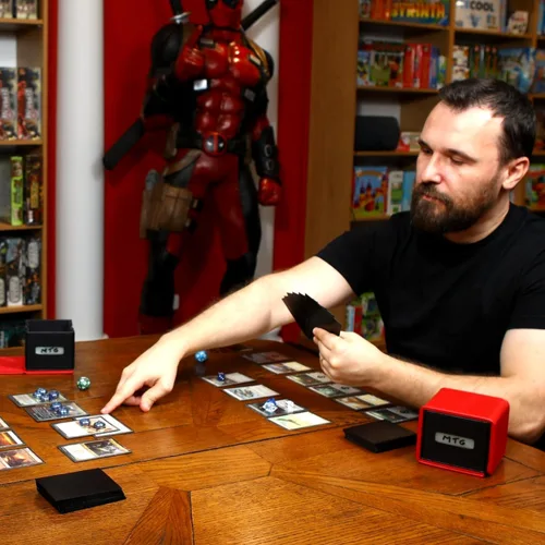 Miniatura 6 de Quiver Time 200 fundas para tarjetas azules de tamaño estándar Artemis para tarjetas Magic: the Gathering Cards - Fundas protectoras de tarjetas TCG