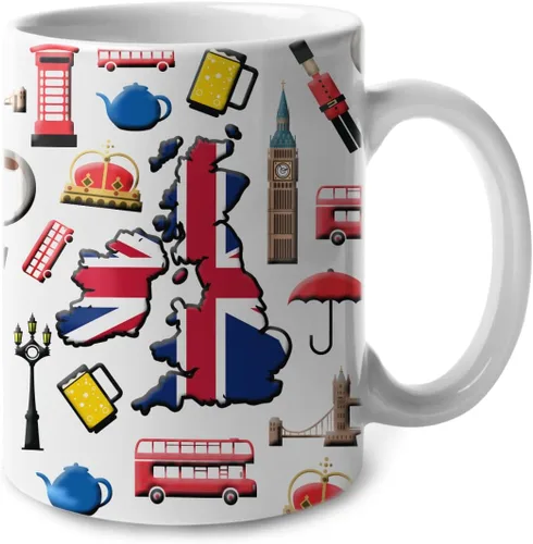 Miniatura 37 de Lotacy Taza de café con símbolos de Cuba con bandera de mapa, taza de cerámica de bandera cubana de 11 onzas, recuerdo de Cuba y regalos, idea