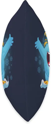 Miniatura 2 de Family Matching Pajamas Yeti Snowman Christmas Cute Yeti for a Hug Winter Christmas Snowman - Almohada para niños, 16 x 16 pulgadas, multicolor