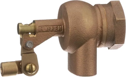 Miniatura 7 de Watts Serie 1500 1-1/2" Válvula Flotante de Bronce de Servicio Pesado, Entrada Roscada Hembra NPT, Montaje en Pared de Tanque, Brida Mecanizada