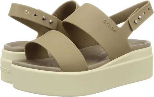 Miniatura 8 de Crocs Sandalia Brooklyn de cuña baja para mujer
