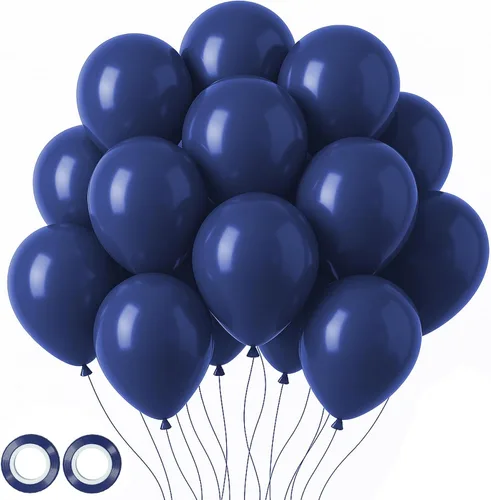 Miniatura 103 de Voircoloria - Globos azul bebé claro, paquete de 66 globos de 12 pulgadas de látex para fiestas para niños y niñas, para cumpleaños, baby shower, 16