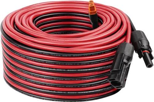 Miniatura 20 de MOOKEERF Cable solar a XT60i – 2 piezas de panel solar de 2 pies a XT60i adaptador adaptador cable de extensión para estación de energía portátil