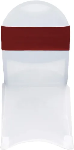 Miniatura 30 de YOUR CHAIR COVERS - Bandas elásticas de elastano para sillas, color negro (paquete de 10), bandas elásticas universales para banquetes, fiestas