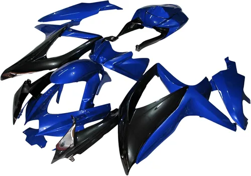 Miniatura 155 de Kit de carenado de inyección azul, negro y blanco para Suzuki GSXR600 GSX750 2006 2007 GSXR 600 GSX-R750 06 07 ABS Carenado de plástico completo