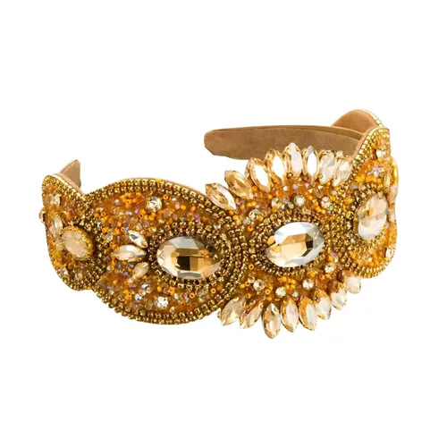 Miniatura 22 de Diadema de moda para mujer, diadema decorativa de diamantes de imitación anchos para mujer, accesorios para el cabello para mujeres y niñas
