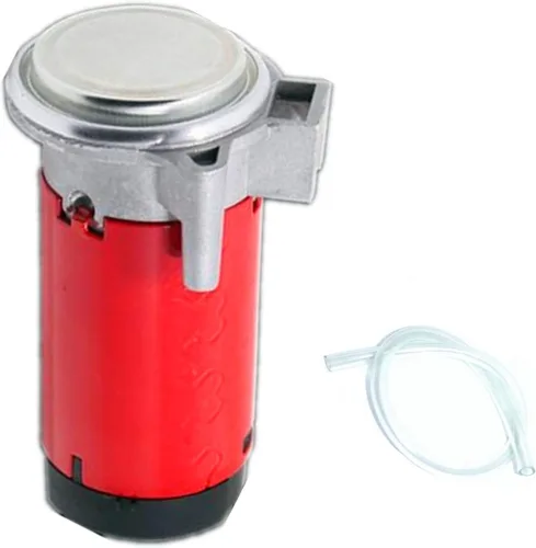 Bomba de aire para automóvil, motor de máquina eléctrica de 24 V, kit de compresor de bocina de automóvil, compresor de bocina de automóvil, Rojo