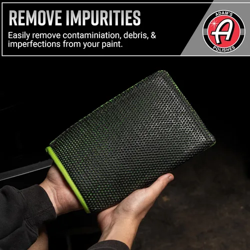 Miniatura 2 de Adam's Polishes Guante de arcilla – Manopla con infusión de barra de arcilla de grado medio Guante para detalles de automóvil que elimina