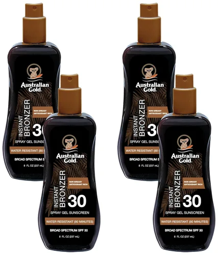 Miniatura 15 de Australian Gold Bronceador de gel en aerosol SPF 15, 16 onzas líquidas, (paquete de 2)