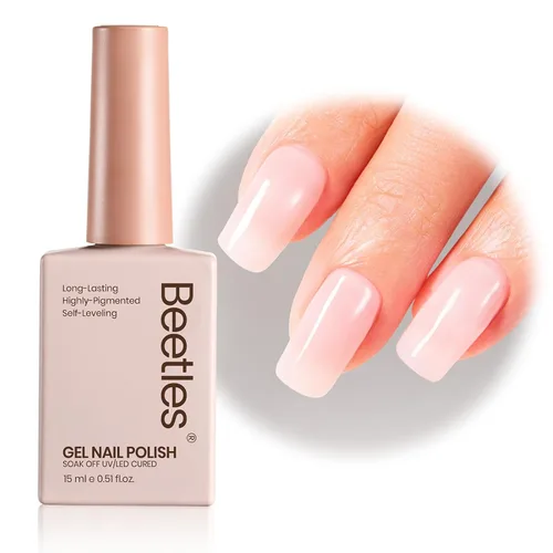 Miniatura 107 de Beetles - Esmalte de uñas de gel verde luminoso que brilla en la oscuridad, esmalte de uñas de gel que se absorbe con lámpara LED UV, arte de uñas