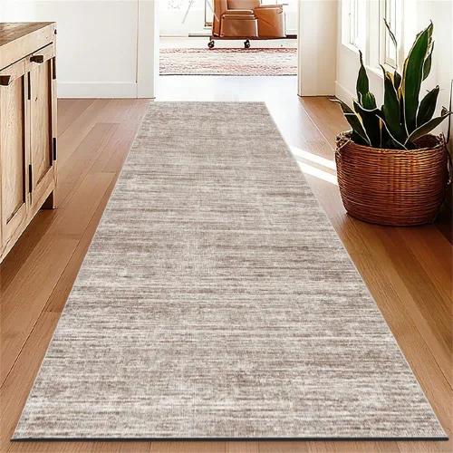 Miniatura 57 de Alfombras para pasillos antideslizantes 2x8, alfombra de pasillo moderna lavable para entrada, alfombra de piso suave resistente a manchas para Gris