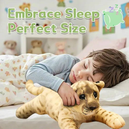 Miniatura 7 de León de Peluche Suave Grande León de Peluche de Felpa León Juguetes Animales de Safari León de Peluche Lindo Juguetes de Peluche de la Jungla