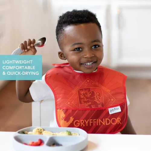 Miniatura 3 de Bumkins Baberos para niña o niño, SuperBib para bebés y niños pequeños de 6 a 24 meses, esenciales imprescindibles para comer, alimentar, destete K2