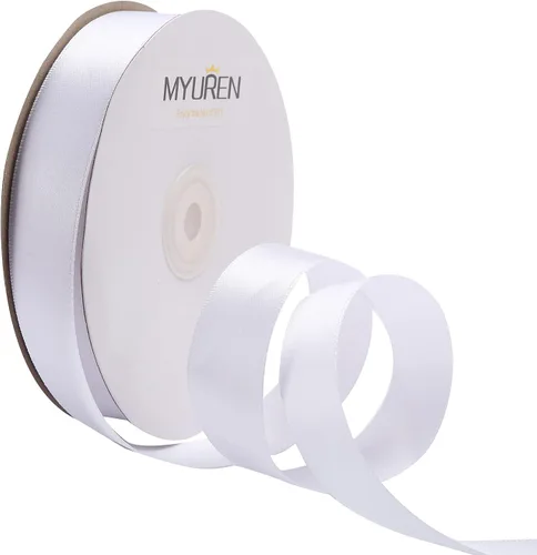 Miniatura 12 de Cinta de satén sólida de 3/8 pulgadas, cinta de satén roja de doble cara para manualidades, envoltura de regalos, recuerdos de fiesta, baby shower