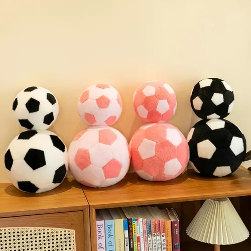 Miniatura 6 de Soccer Pillow Soft Football Throw Pillow Round Home Decor Soccer Decorative Pillow Aesthetic Soccer Sports Ball Plush Pillows for Couch Bed Bedroom