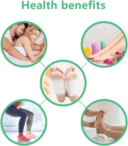 Miniatura 3 de 100 almohadillas de vinagre de bambú natural y jengibre en polvo para pies, limpieza profunda para aliviar el estrés, mejor sueño, adecuadas