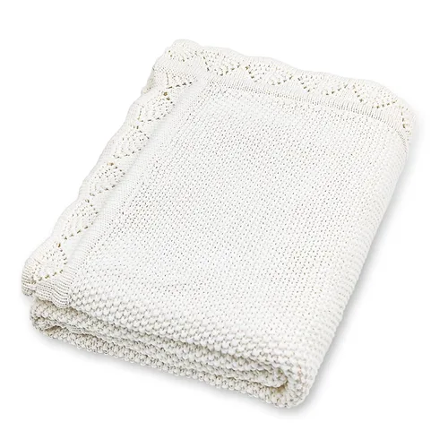 Miniatura 7 de YOYI YOYI Manta de punto para bebé, mantas de algodón orgánico para bebé, mantas de punto trenzado neutro suaves para niñas y niños, color verde, 40